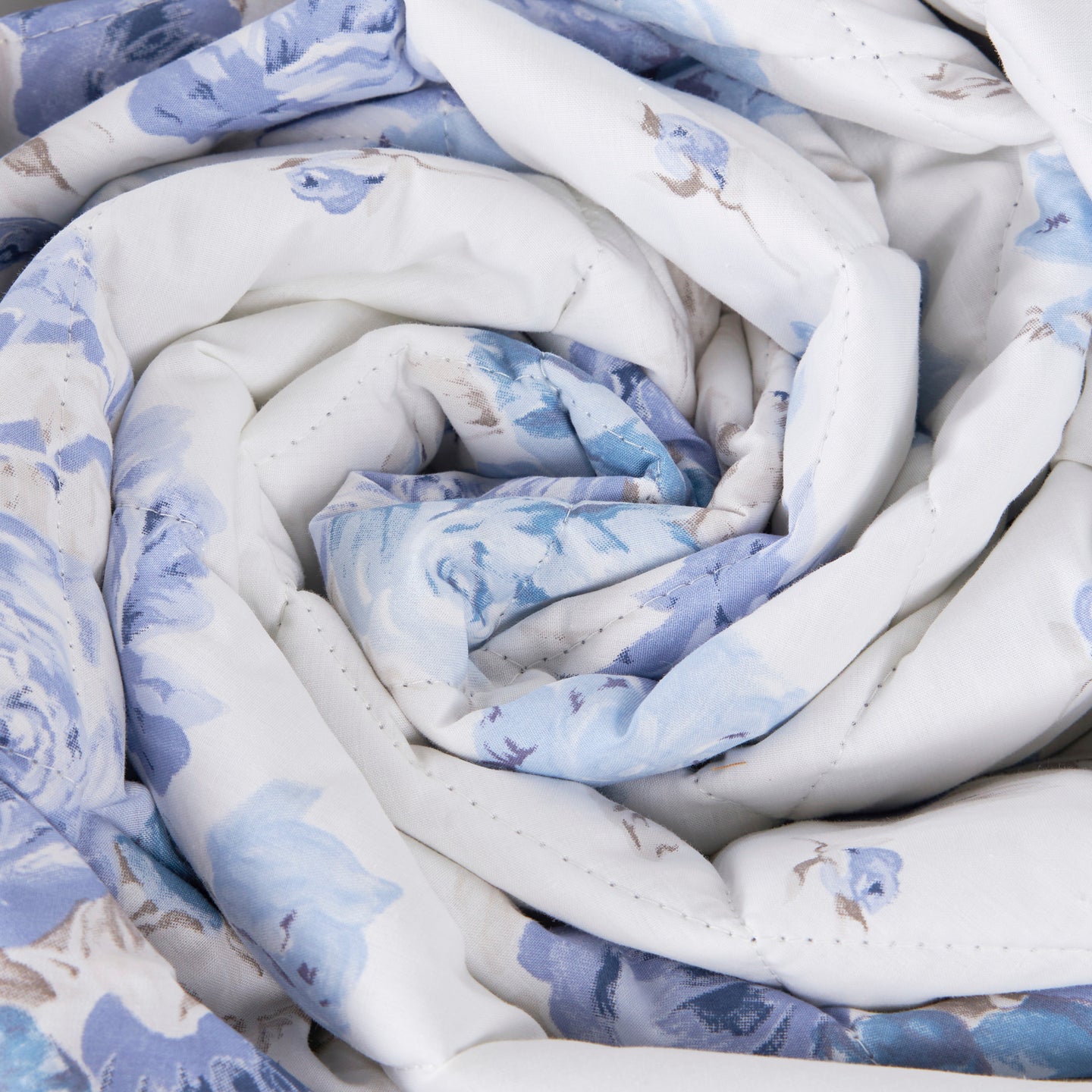 Copriletto Trapuntato Bellora Bouquet Floreale in Percalle