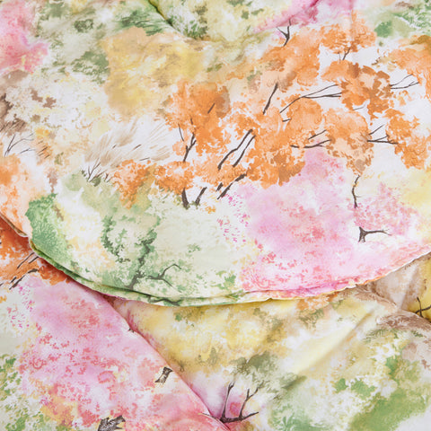 Trapunta Emporium Trees Floreale in Percalle