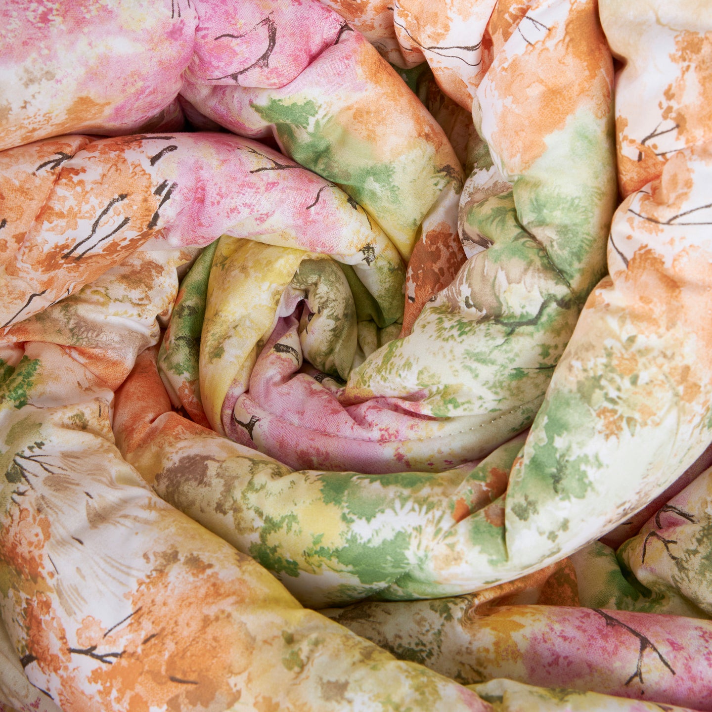 Trapunta Emporium Trees Floreale in Percalle