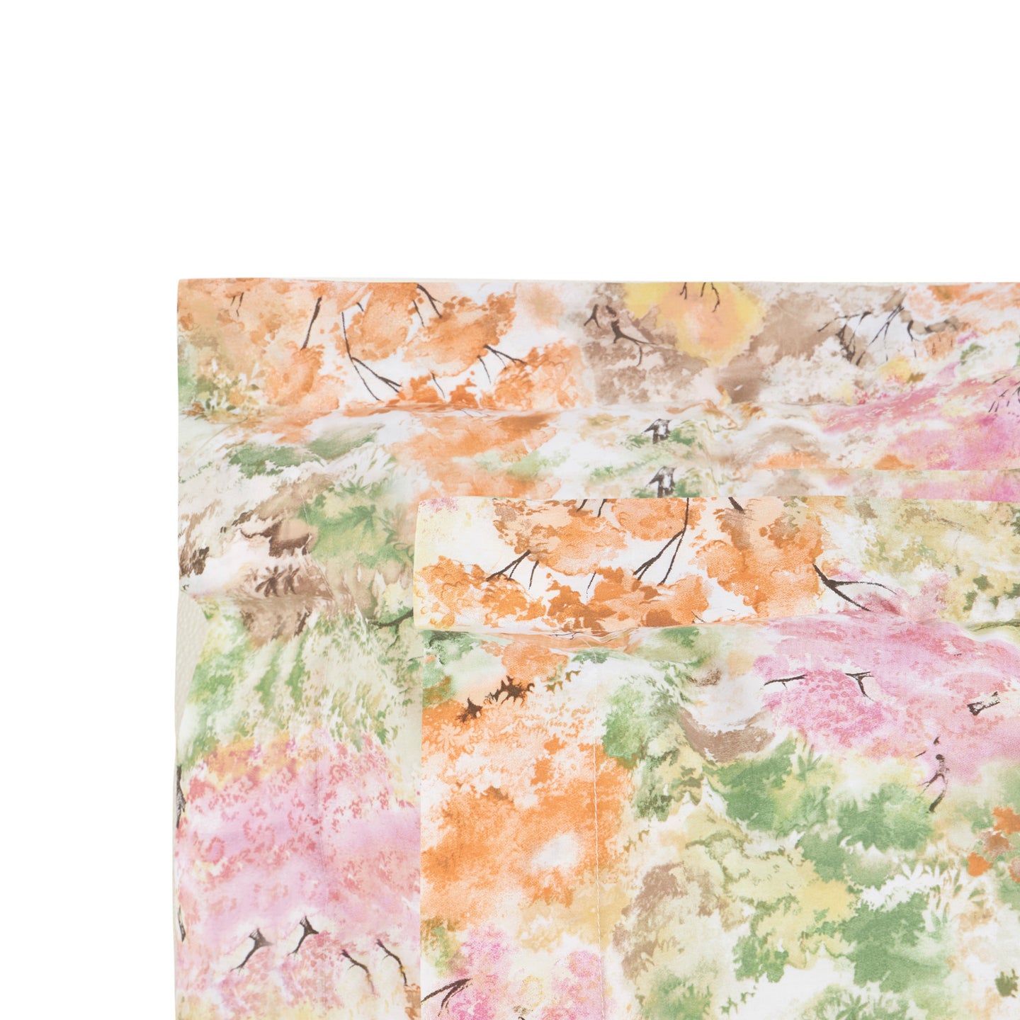 Copripiumino con federe Emporium Trees Floreale in Percalle