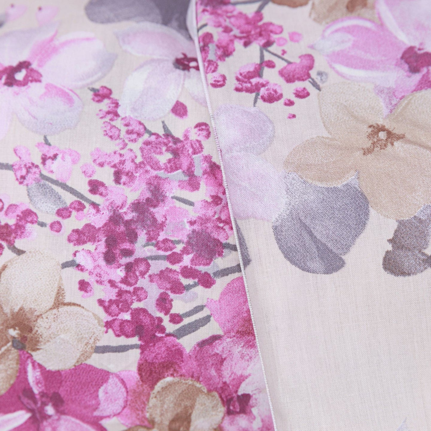 Completo Lenzuola Emporium Soft hydrangea Floreale in Percalle