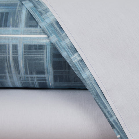 Completo Copripiumino Mirabello Demetra Geometrico in Tela