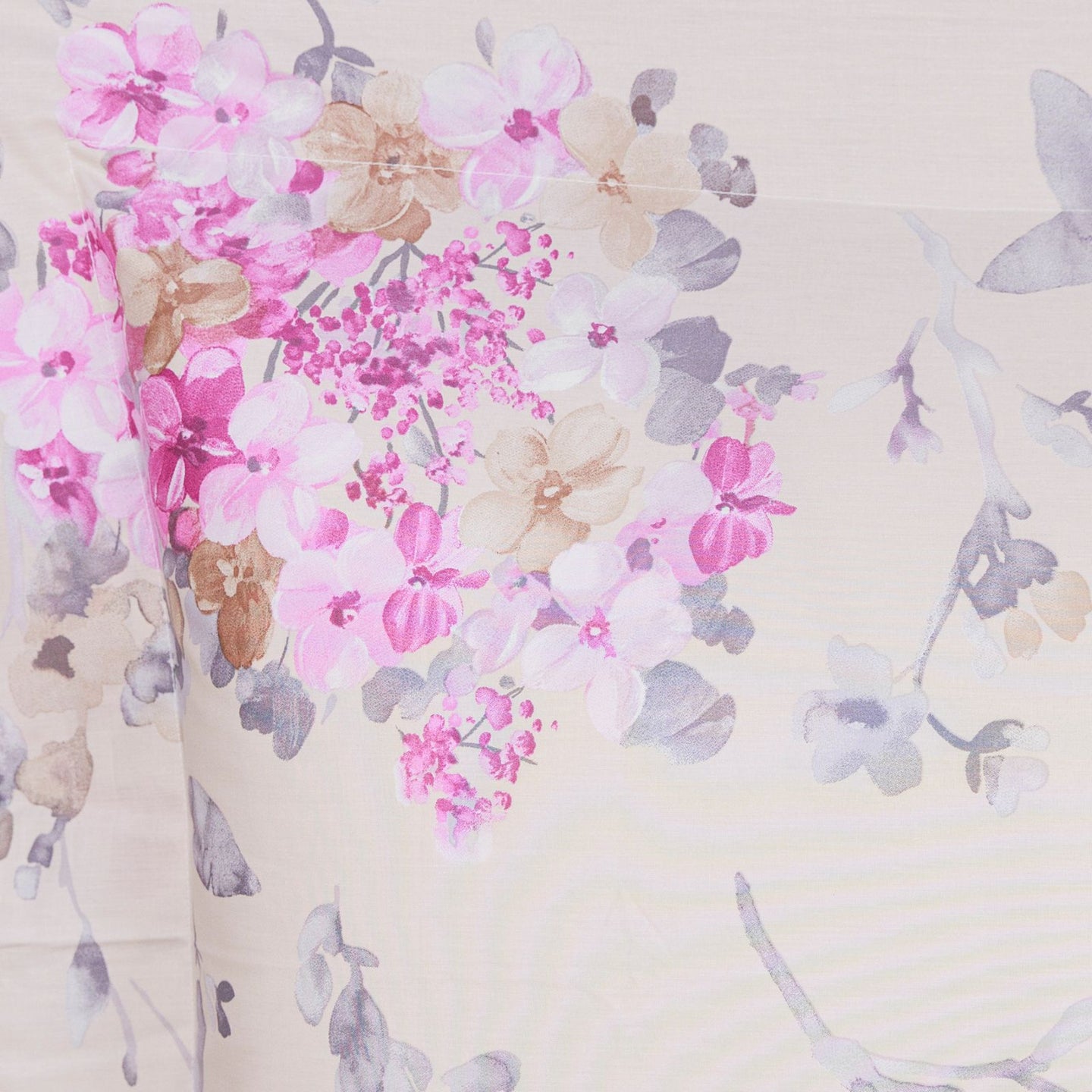 Copripiumino con federe Emporium Soft hydrangea Floreale in Percalle