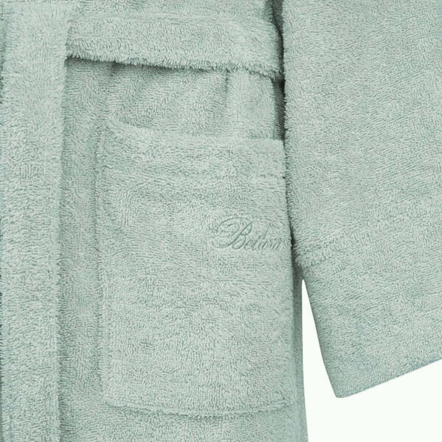 Accappatoio Scialle Bellora Continuat. Fiocco Tinta Unita in Spugna