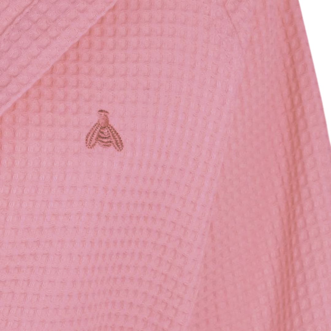 Accappatoio con Cappuccio Bellora Ape Tinta Unita in Nido d'ape