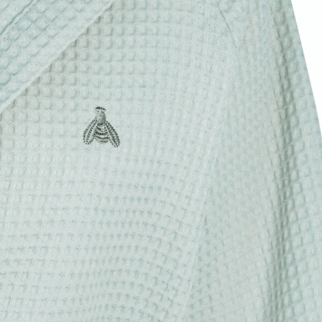 Accappatoio con Cappuccio Bellora Ape Tinta Unita in Nido d'ape