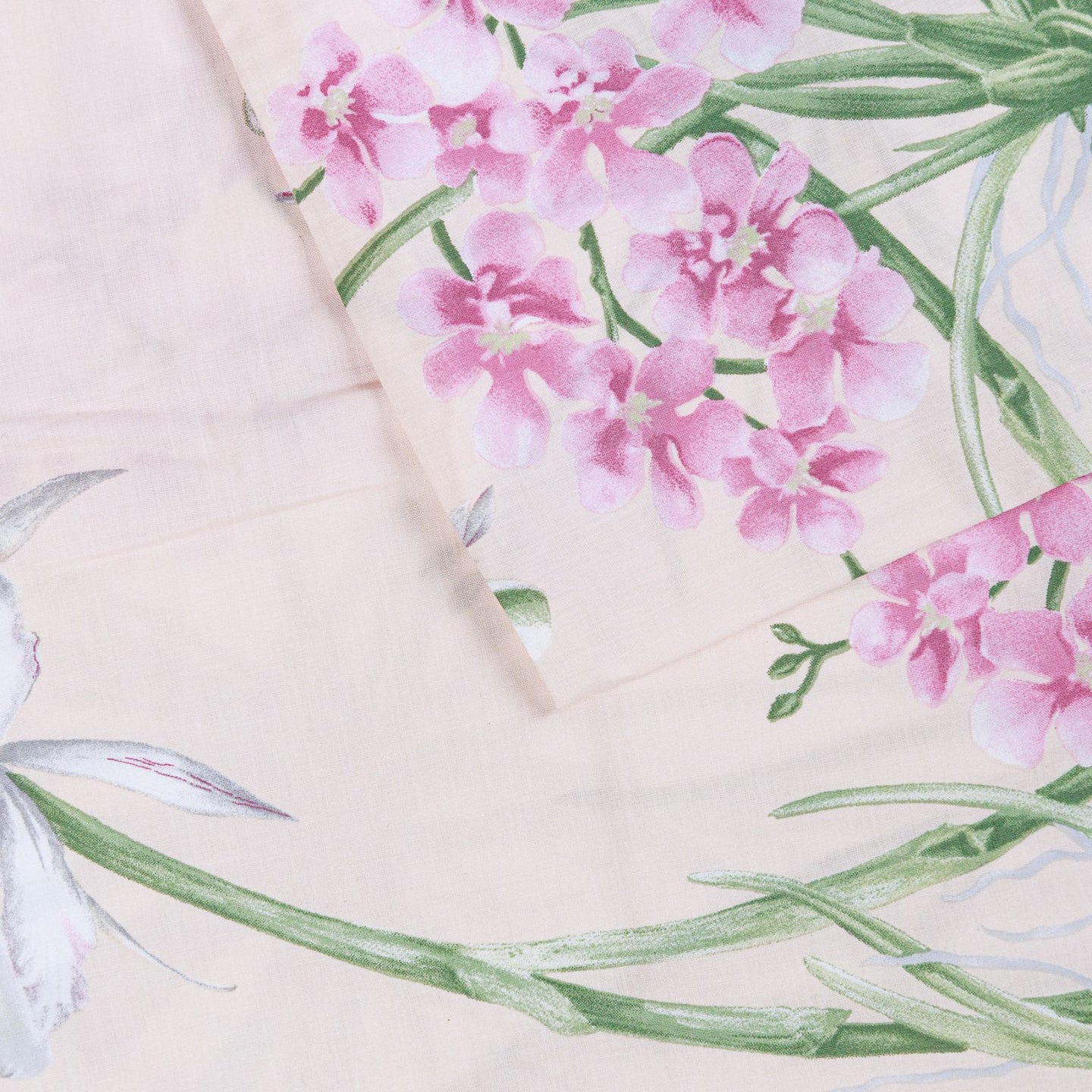 Completo Copripiumino Emporium Orchidee Floreale in Percalle