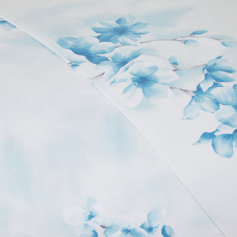 Copripiumino con federe Emporium Mandorlo in fiore Floreale in Percalle Luisiana