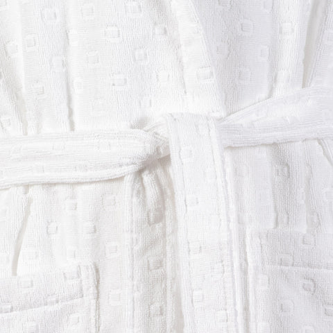 Accappatoio con Cappuccio Carrara Burano Moderno in Spugna