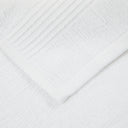 Asciugamano con Ospite Carrara Fyber Stripes Tinta Unita in Spugna