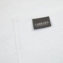 Asciugamano con Ospite Carrara Fyber Stripes Tinta Unita in Spugna