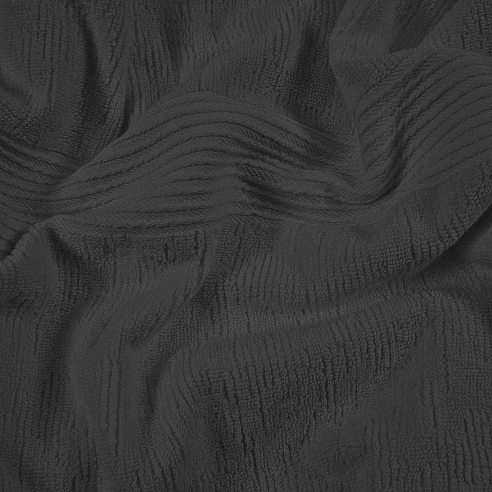 Telo Bagno Carrara Fyber Stripes Tinta Unita in Cotone