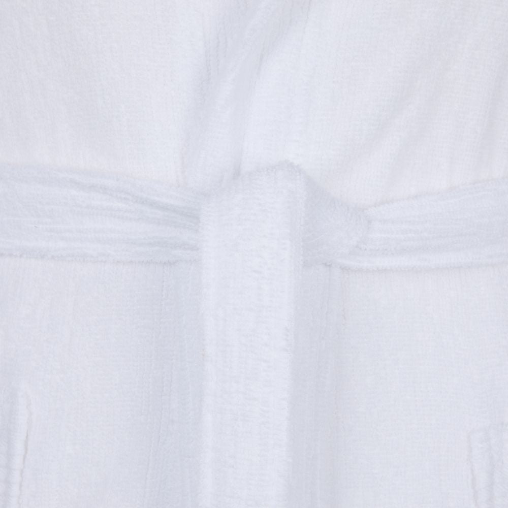 Accappatoio con Cappuccio Carrara Fyber Stripes Moderno in Spugna