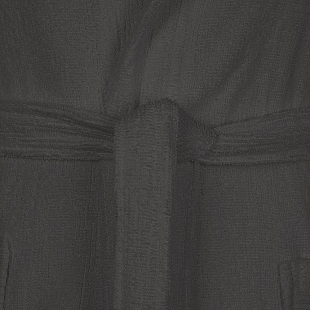 Accappatoio con Cappuccio Carrara Fyber Stripes Moderno in Spugna