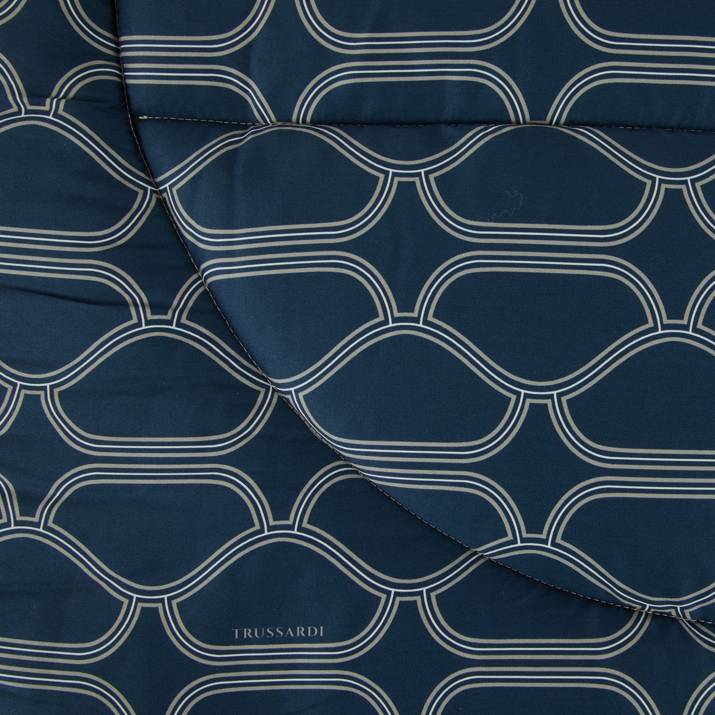 Trapunta Trussardi Bloom Geometrico in Raso di cotone