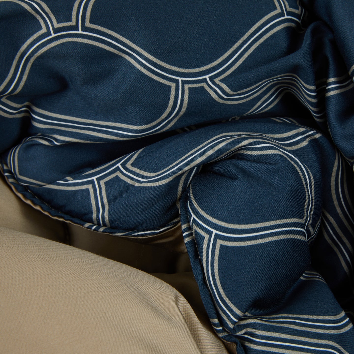 Trapunta Trussardi Bloom Geometrico in Raso di cotone