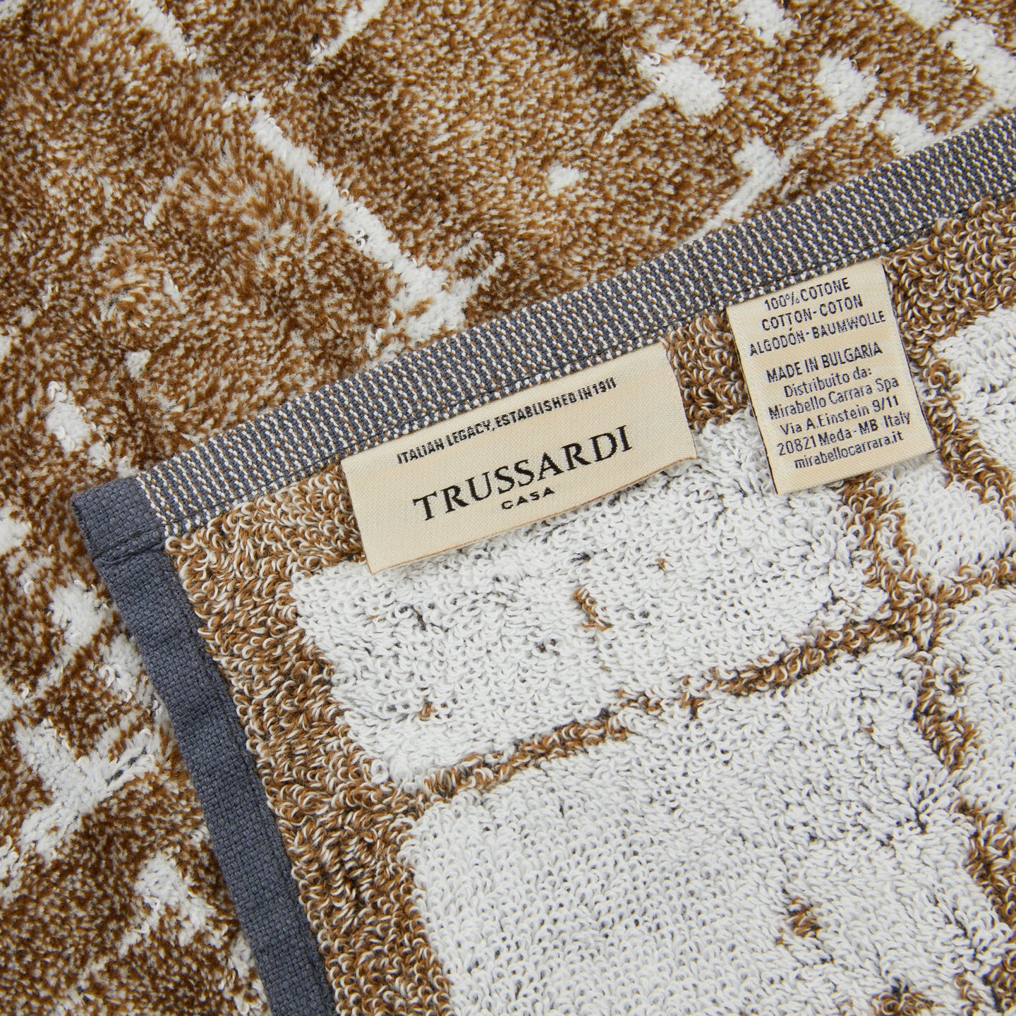 Asciugamano con Ospite Trussardi Scratch Moderno in Spugna