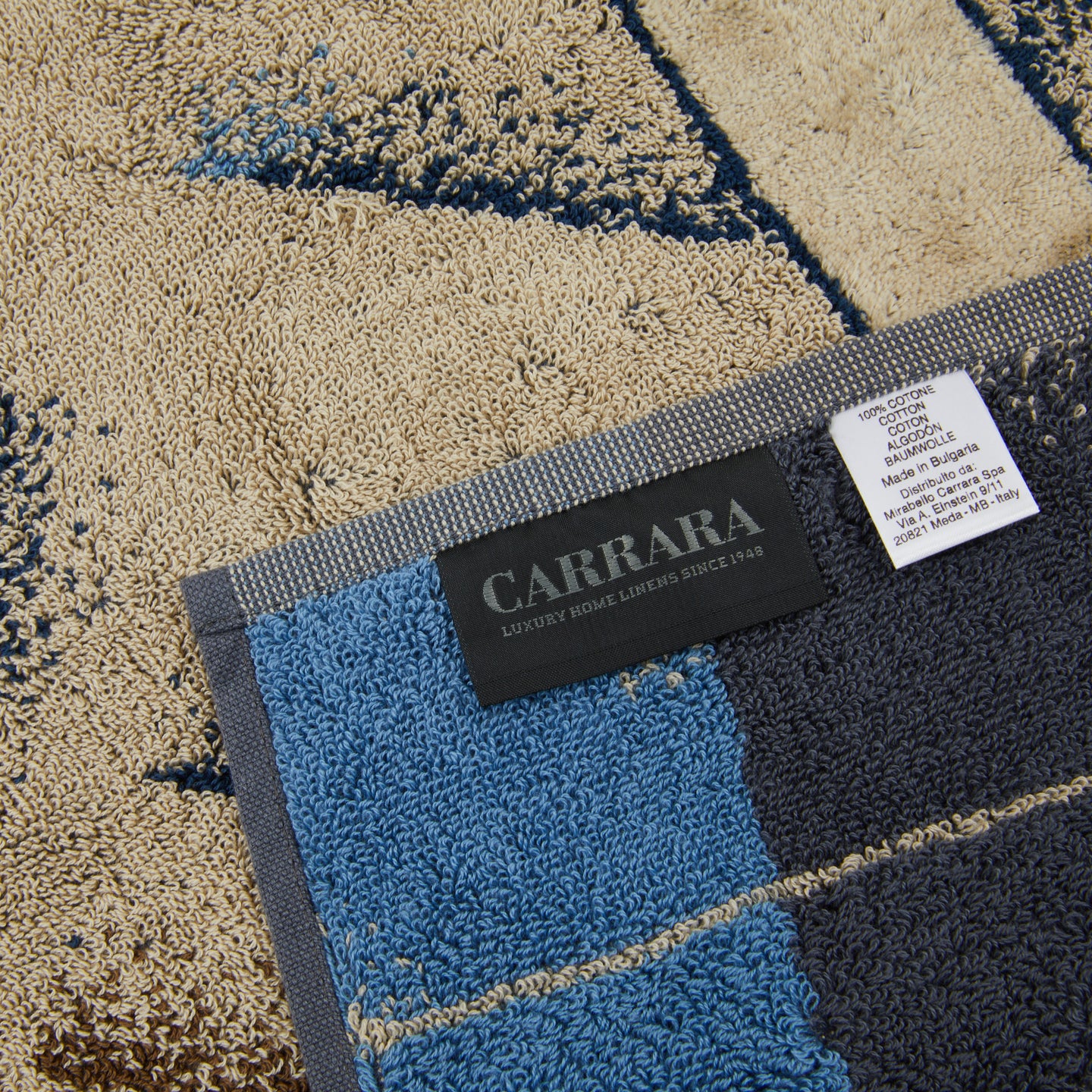 Asciugamano con Ospite Carrara Kanzi Moderno in Spugna