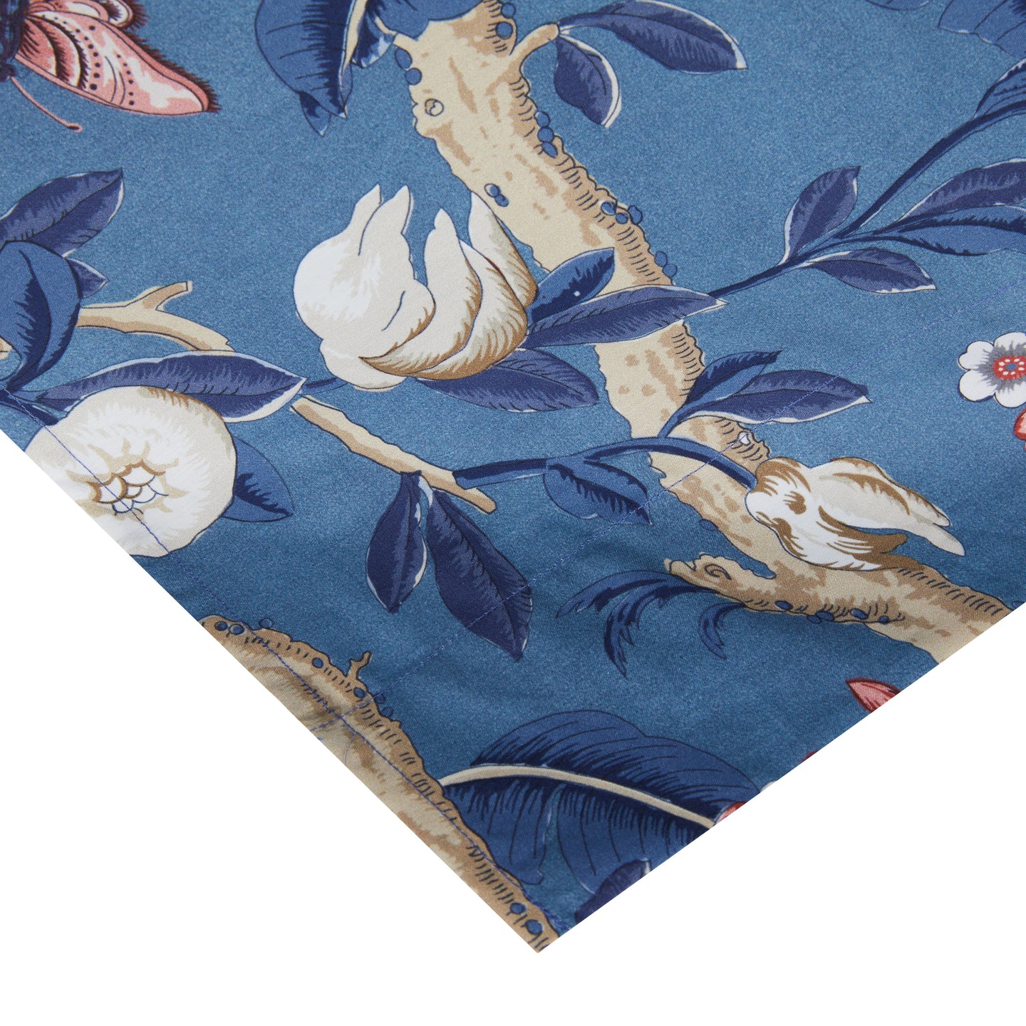 Completo Lenzuola Mirabello Paradise's bird Moderno in Percalle