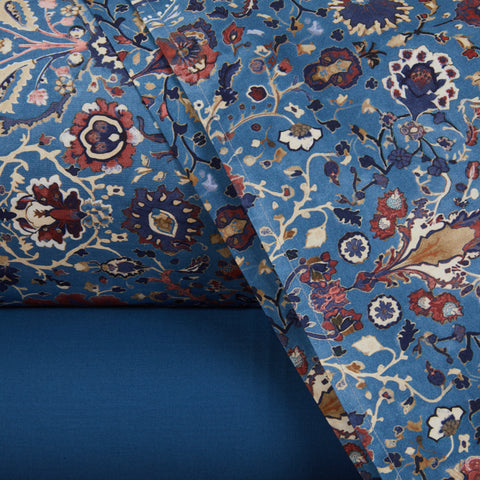 Completo Lenzuola Mirabello Decor paisley Winter Cottage in Percalle