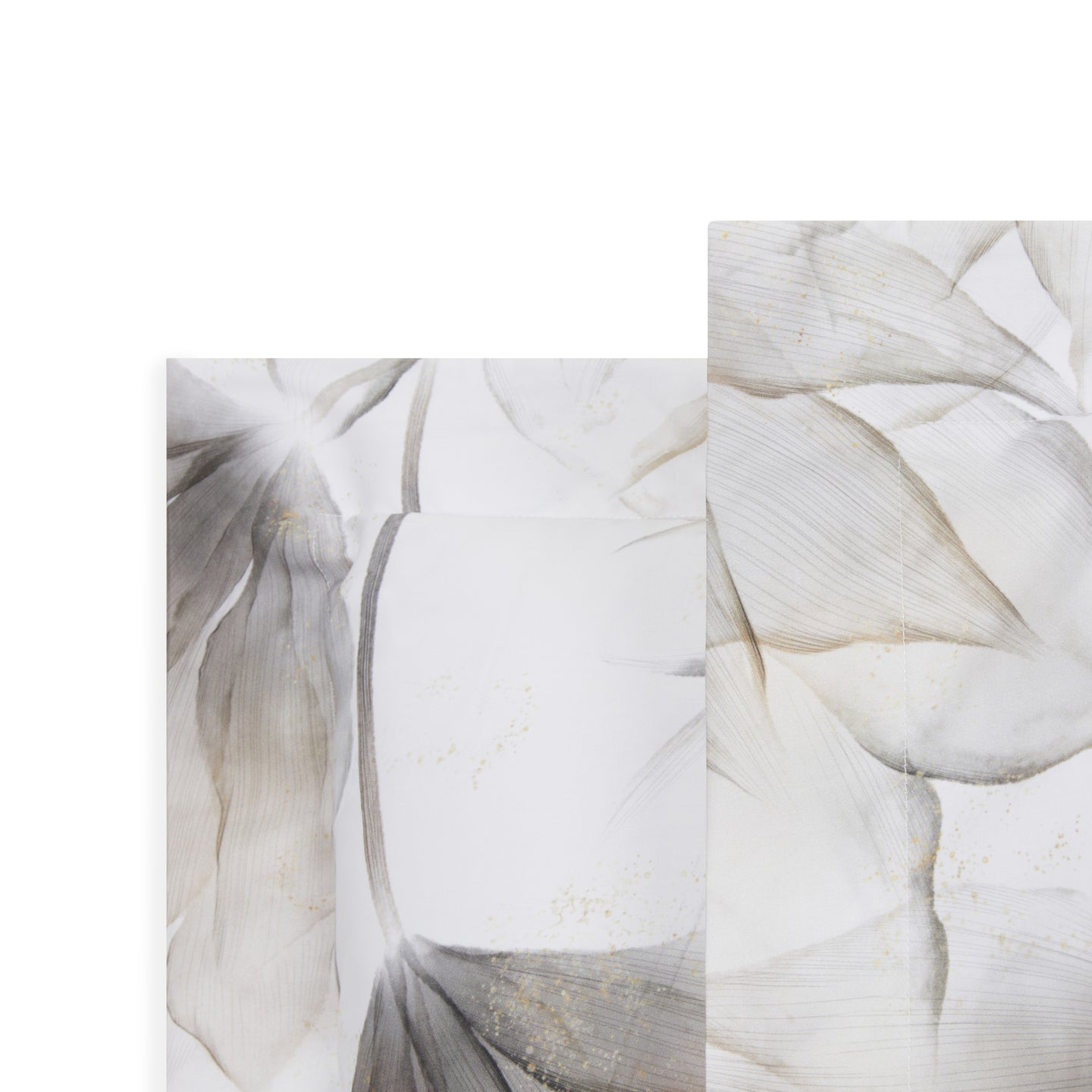 Completo Lenzuola Mirabello Abstract flower Floreale in Raso di cotone