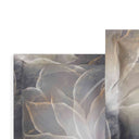 Completo Copripiumino Mirabello Abstract flower Floreale in Raso di cotone