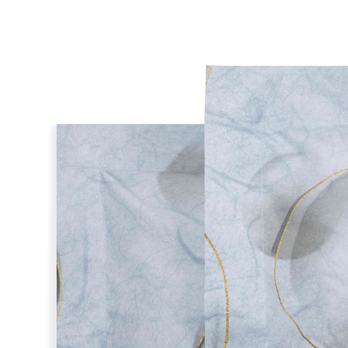 Copripiumino con federe Carrara Paper Moderno in Percalle