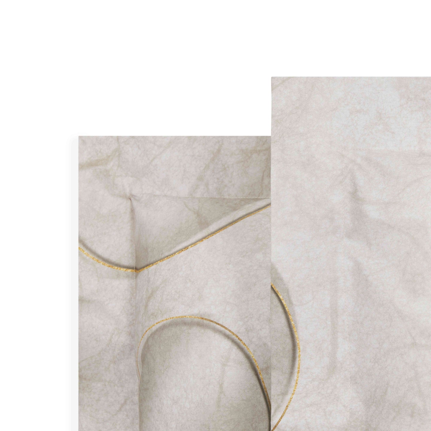 Copripiumino con federe Carrara Paper Moderno in Percalle