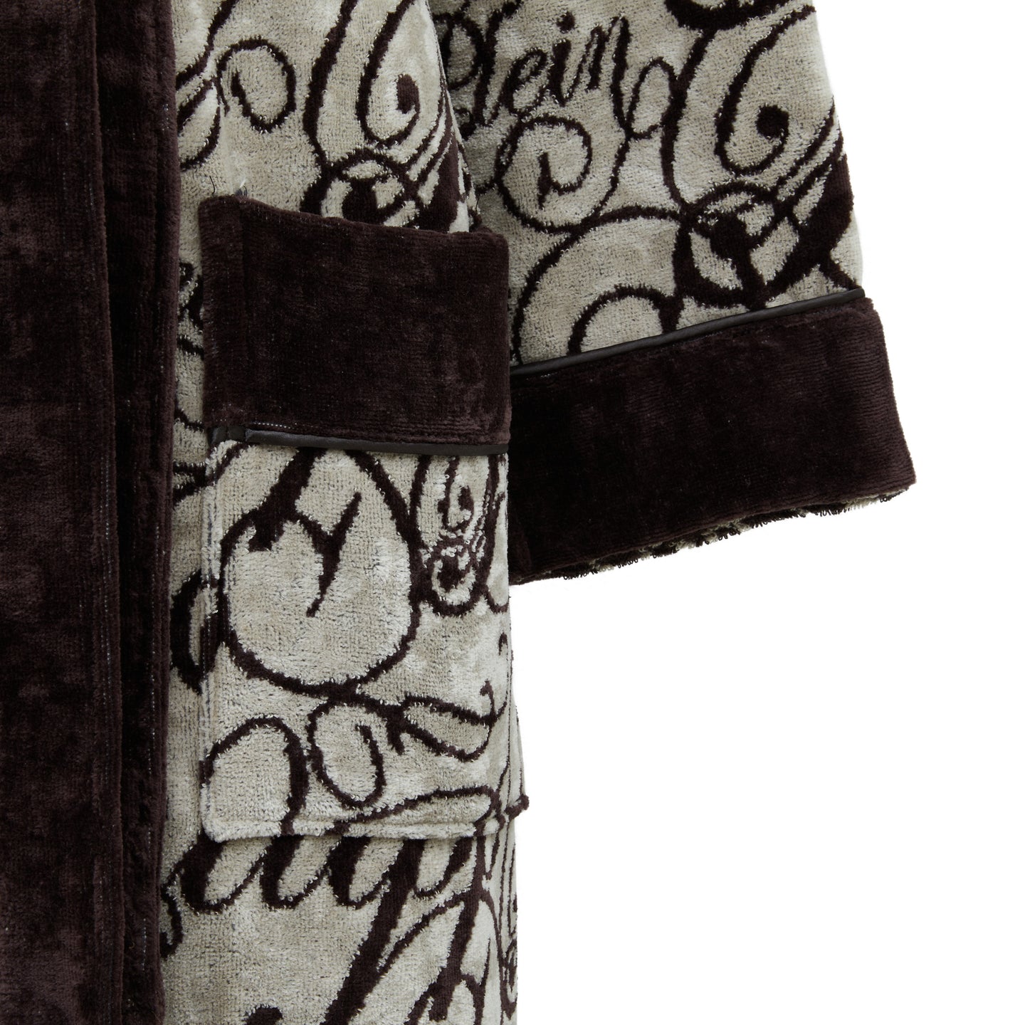 Accappatoio con Cappuccio Philipp Plein Script Moderno in Spugna