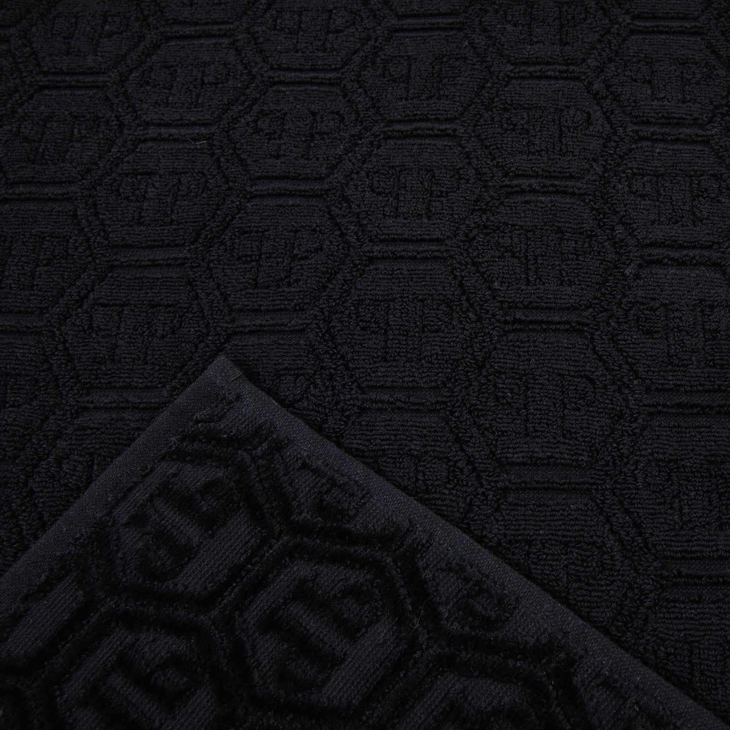 Telo Bagno Philipp Plein Hexagon Moderno in Spugna