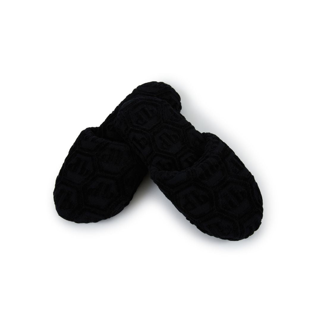 Ciabatte Philipp Plein Hexagon Tinta Unita in Spugna