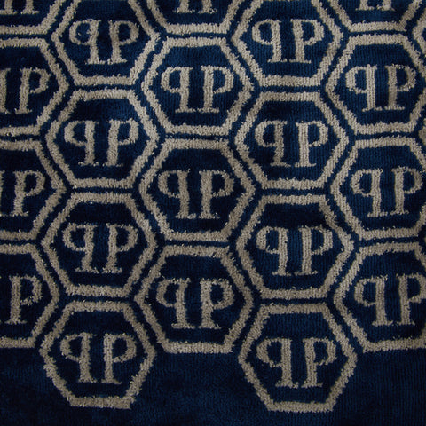 Telo Bagno Philipp Plein Pattern Moderno in Spugna