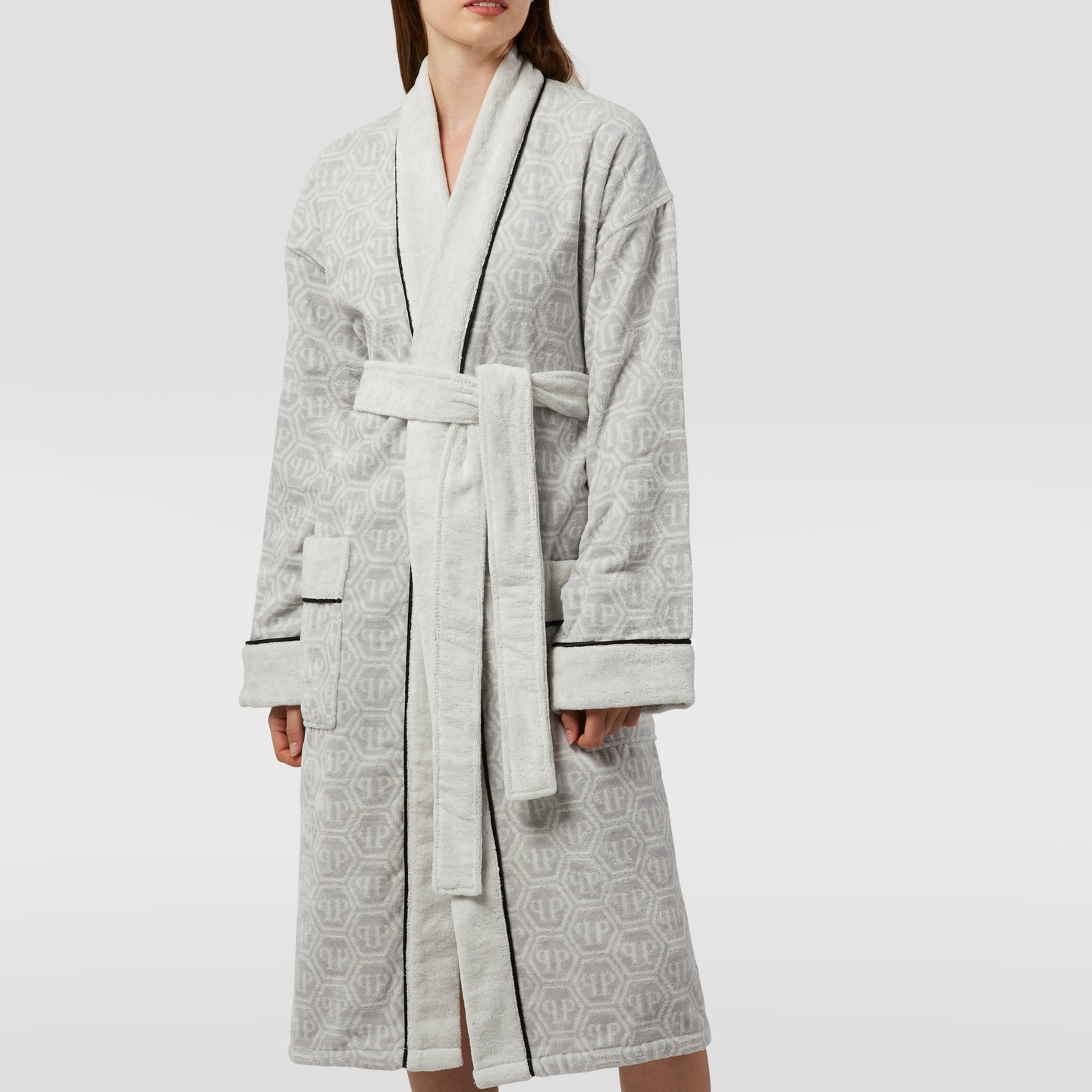 Kimono Philipp Plein Pattern Moderno in Spugna