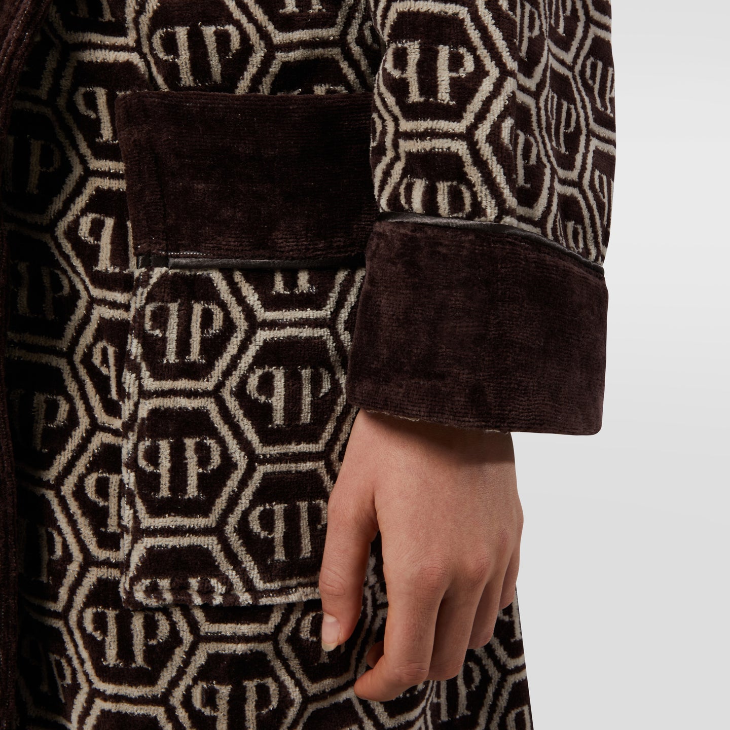 Kimono Philipp Plein Pattern Moderno in Spugna