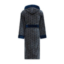 Accappatoio con Cappuccio Philipp Plein Pattern Moderno in Spugna