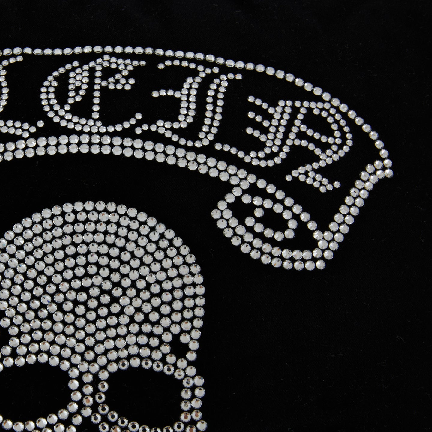 Cuscino d'arredo Philipp Plein Crystal skull Tinta Unita in Velluto