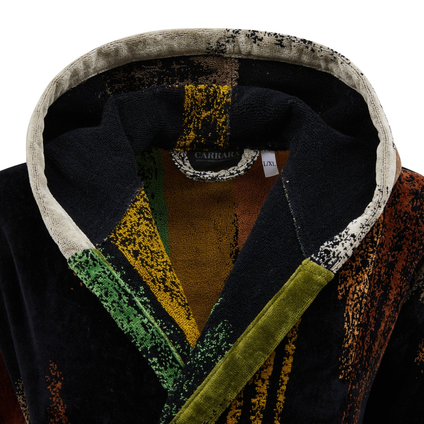 Accappatoio con Cappuccio Carrara Jamaica Moderno in Spugna