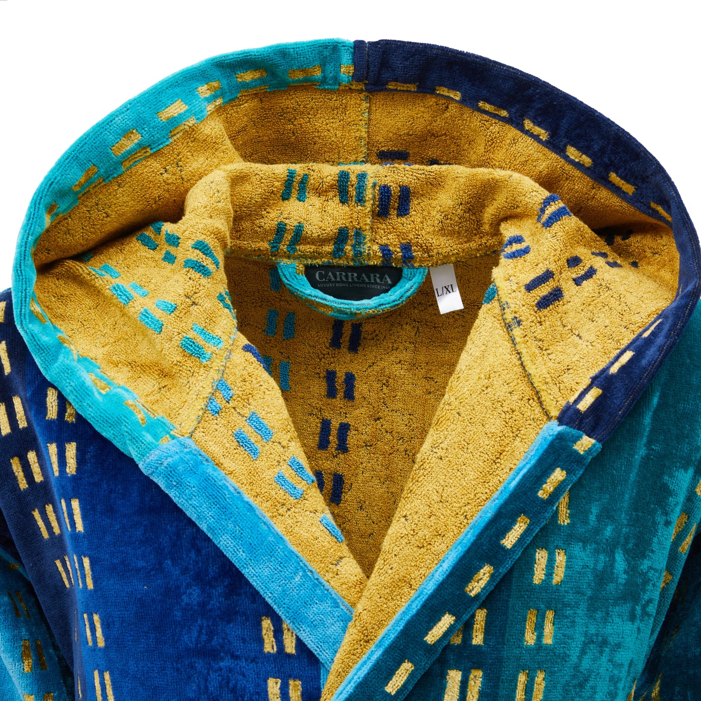 Accappatoio con Cappuccio Carrara Ibiza Moderno in Spugna