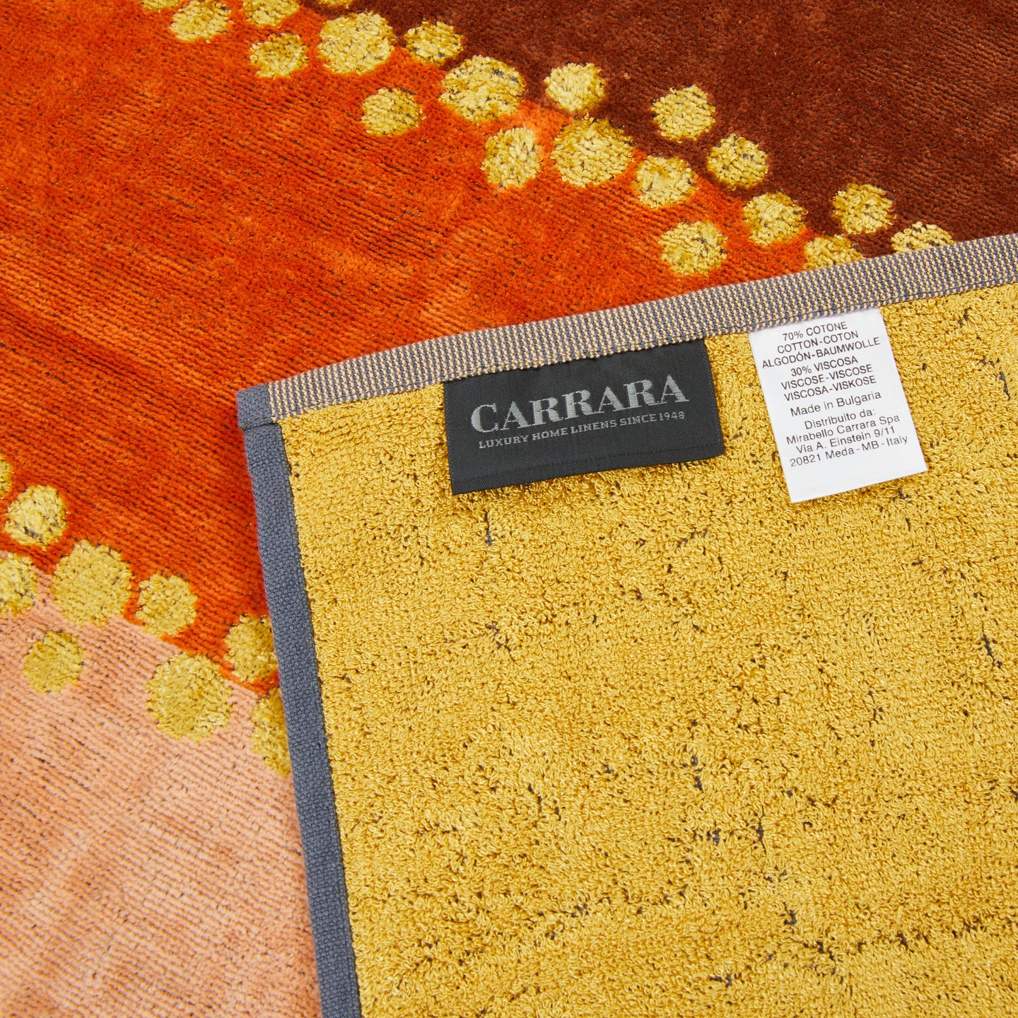 Asciugamano con Ospite Carrara Madagascar Moderno in Spugna