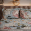 Completo Lenzuola Mirabello Vanity flowers Floreale in Percalle Luisiana