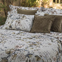Copripiumino con federe Mirabello Helleborus Floreale in Percalle
