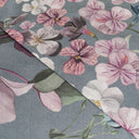 Copripiumino con federe Mirabello Helleborus Floreale in Percalle
