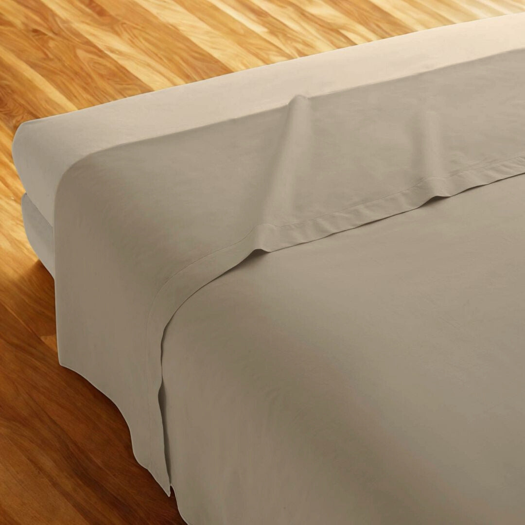 Completo Lenzuola Mirabello Luisiana Louisiana Tinta Unita in Percalle Luisiana