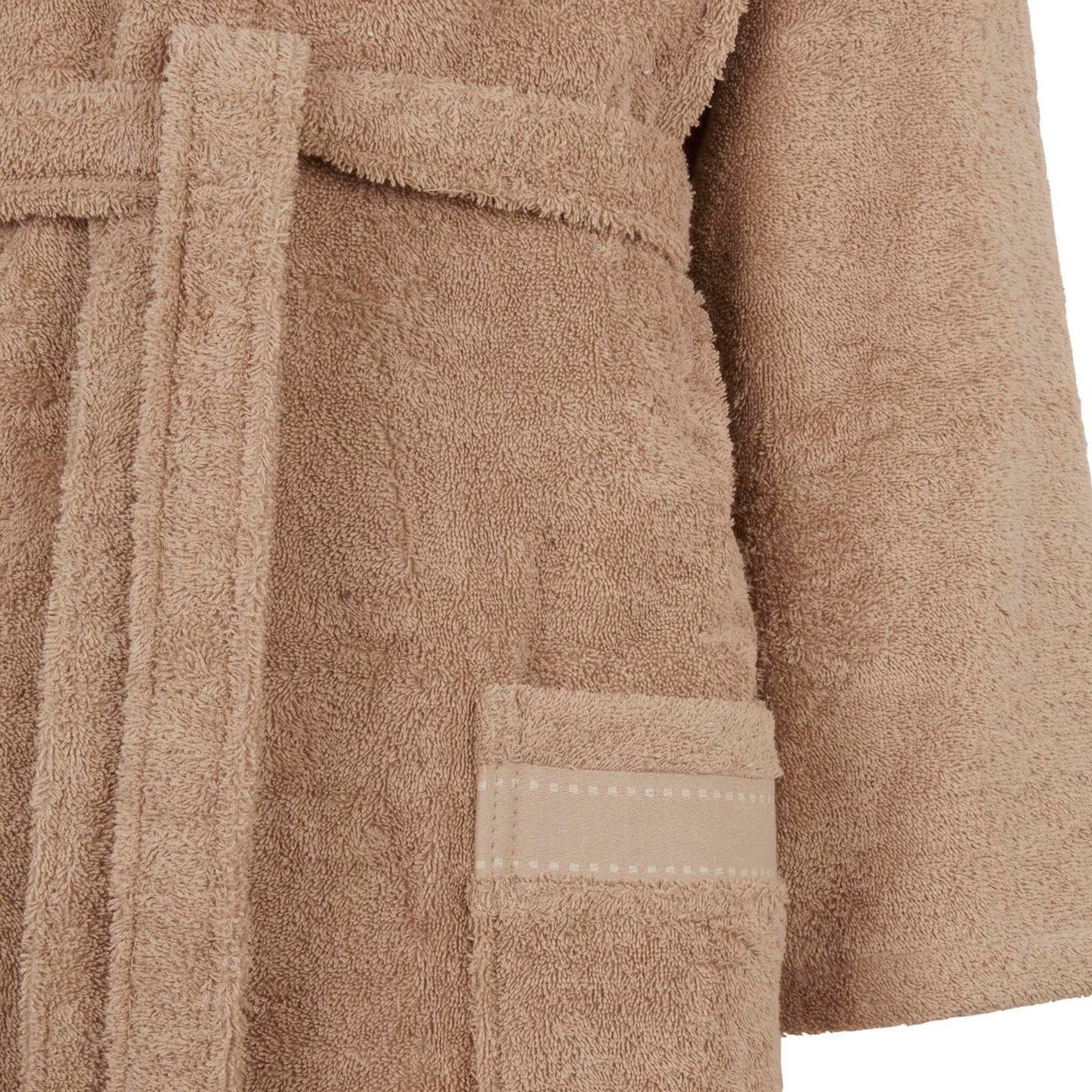 Accappatoio con Cappuccio Trussardi Ribbon Tinta Unita in Cotone