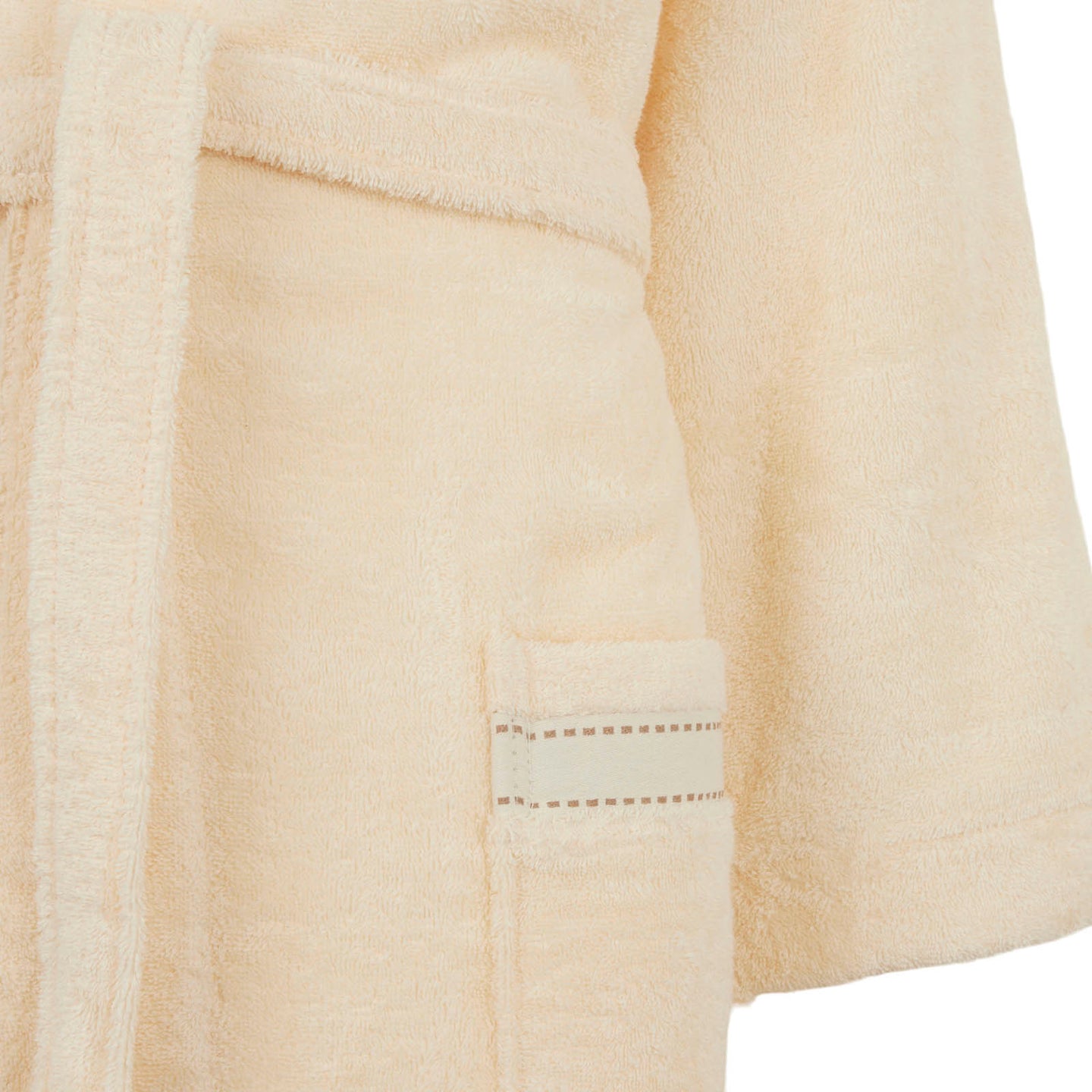 Accappatoio con Cappuccio Trussardi Ribbon Tinta Unita in Cotone