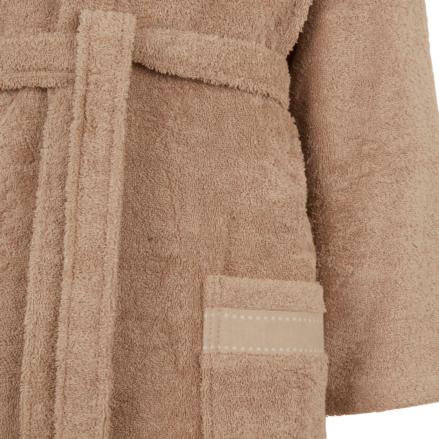 Accappatoio con Cappuccio Trussardi Ribbon Tinta Unita in Cotone