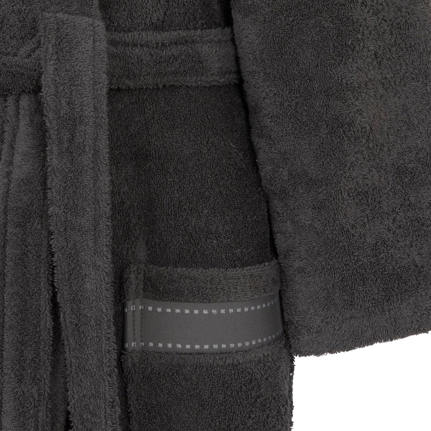 Accappatoio con Cappuccio Trussardi Ribbon Tinta Unita in Cotone