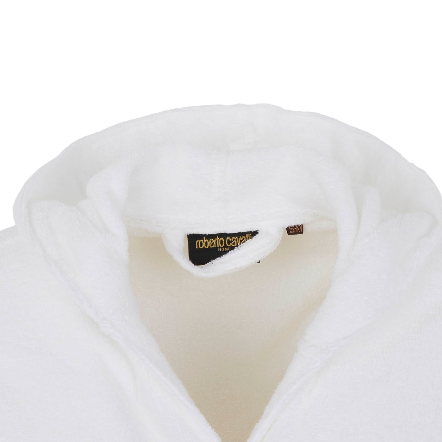 Accappatoio con Cappuccio Roberto Cavalli Gold-new Barocco in Spugna