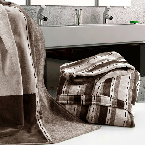 Accappatoio con Cappuccio Carrara Street Moderno in Spugna