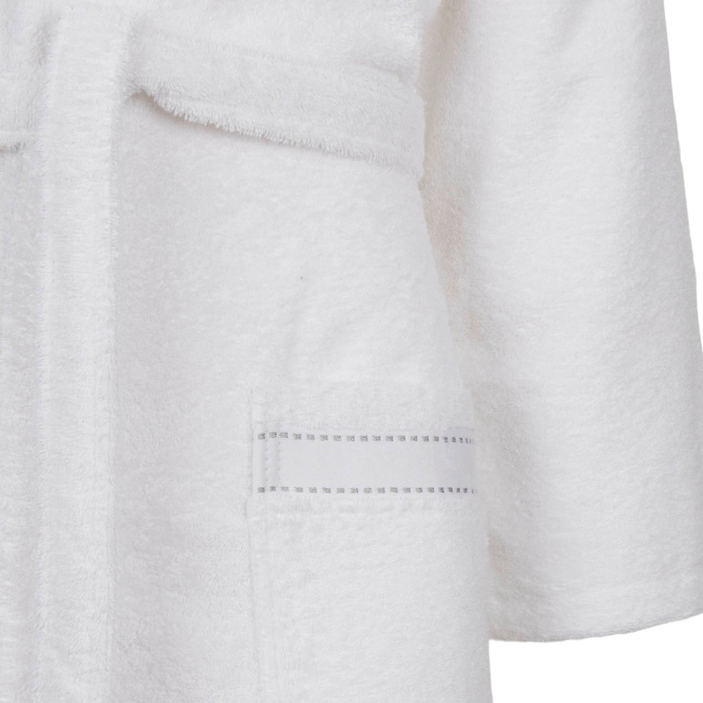 Accappatoio con Cappuccio Trussardi Ribbon Tinta Unita in Cotone